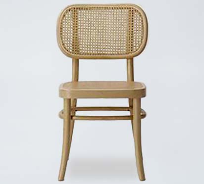 DC55 Wooden Rattan Chair