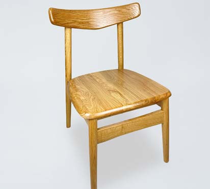 DC11 Oak Wood Elbow Dining Chair