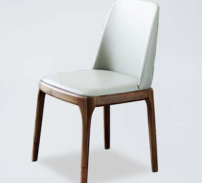 DC87 Grace Solid Wood Frame Carved Back Dining Chair