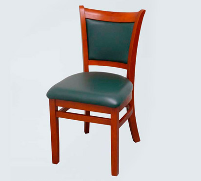 DC139 Wooden Frame PU Leather High Density Foam Chair