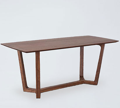 DT12 Nordic Design Rectangle Solid Oak Wood Table