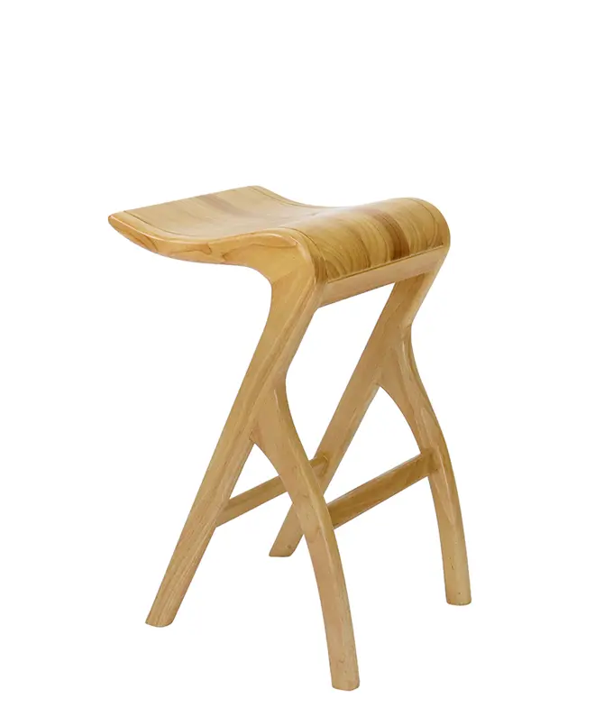 Wooden Bar Stool (High Foot Chair)