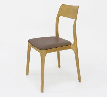 DC12 Commericial Upholstered Elbow Wooden Chair For Restaurant